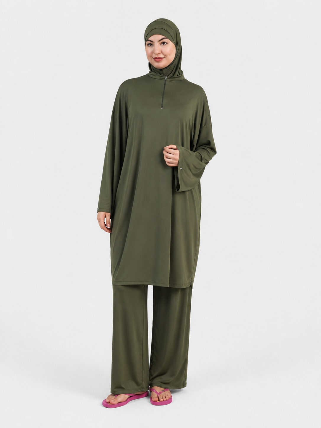 Burkini Nour kaki