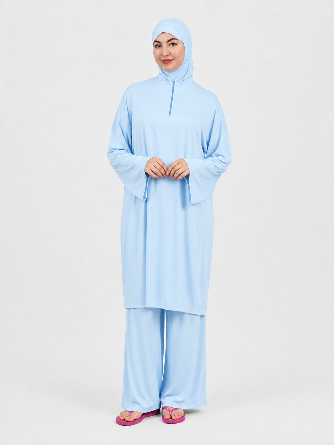 Burkini Nour bleu ciel